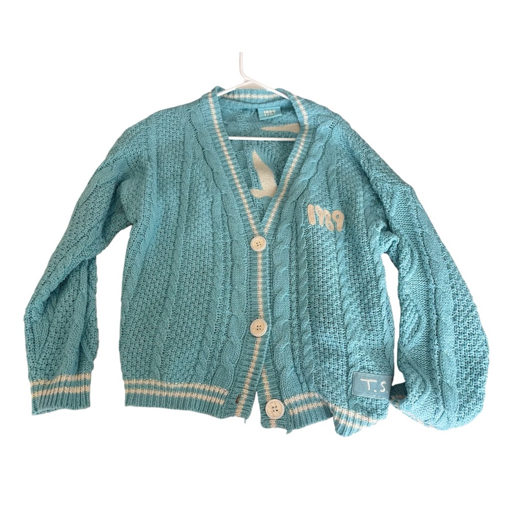 Taylor Swift Light Blue Cardigan